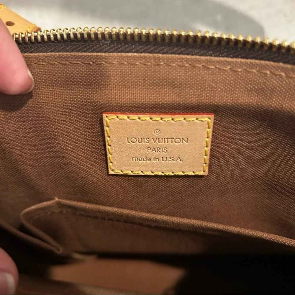 Louis Vuitton Monogram Popincourt Shoulder Bag - Brown and Tan - Picture 9 of 12